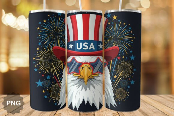 Download USA Eagle Fireworks Tumbler Wrap - Premium Resources