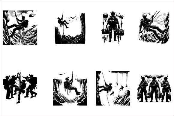 Download Firefighter Action Pose Silhouette. - Action pose Collection
