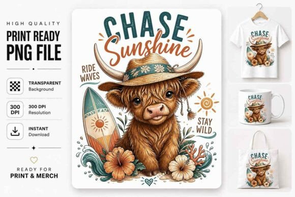 Download Cowgirl Highland Cow Design PNG - Highland cow design Collection